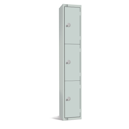 THREE DOOR LOCKER-GREY (1800x300x300)