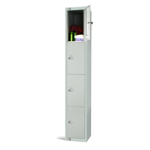 FOUR DOOR LOCKER-GREY (1800x300x450)