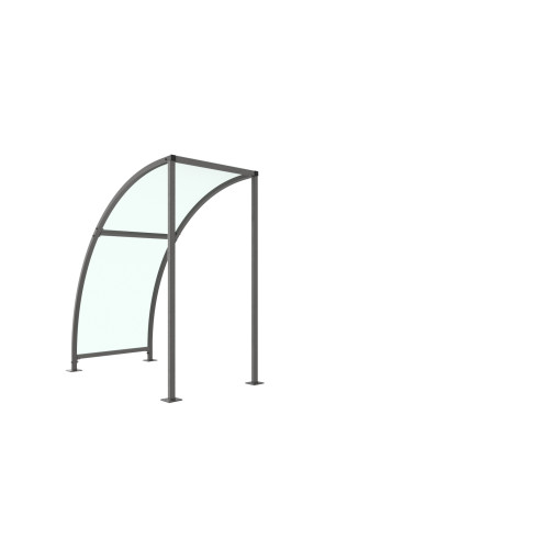 LEYTON CYCLE SHELTER  - 1 METRE - PETG  ROOF
