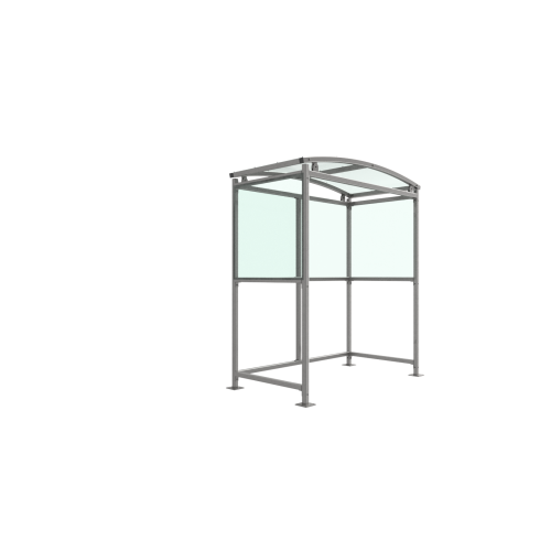 BURBANK SMOKING SHELTER - 1METRE - GALVANISED