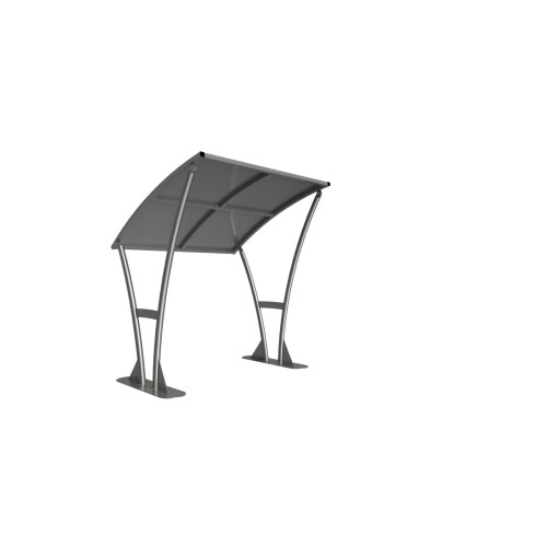 NEWTON CYCLE SHELTER - 2 METRE - GALVANISED ROOF