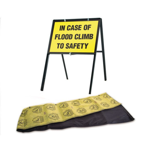 HYDROSNAKE AND IN CASE OF FLOOD CLIMB TO SAFETY SIGN KIT