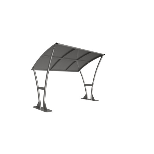 NEWTON CYCLE SHELTER - 3 METRE - GALVANISED ROOF