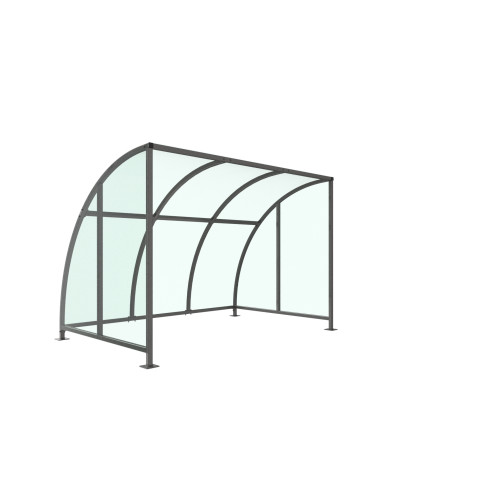 STRATFORD CYCLE SHELTER - 3 METRE - PETG ROOF