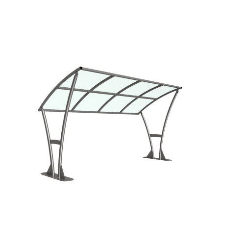 NEWTON CYCLE SHELTER - 4 METRE - PETG ROOF