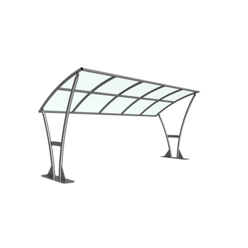 NEWTON CYCLE SHELTER - 5 METRE - PETG ROOF