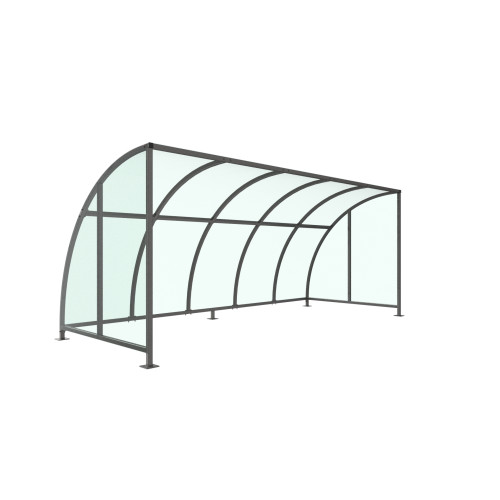 STRATFORD CYCLE SHELTER - 5 METRE - PETG ROOF