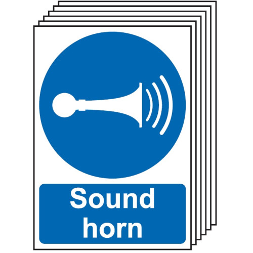 210X148MM SOUND HORN - RIGID PK OF 6