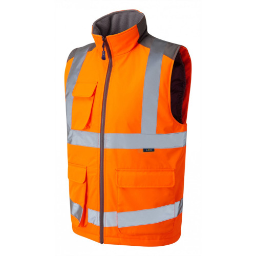 LEO TORRINGTON CLASS 2 BODYWARMER - ORANGE- 6XL