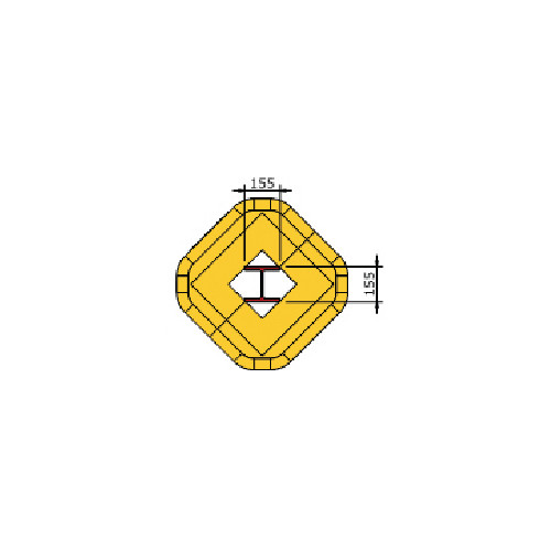 POLYWRAP COLUMN PROTECTOR - H.152 X W.152