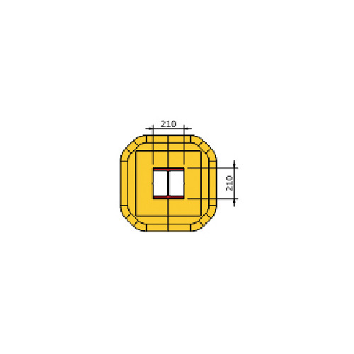 POLYWRAP COLUMN PROTECTOR - H.203 X W.203