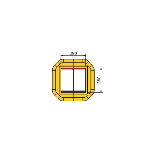POLYWRAP COLUMN PROTECTOR - H.356 X W.368