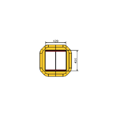 POLYWRAP COLUMN PROTECTOR - H.406 X W.406