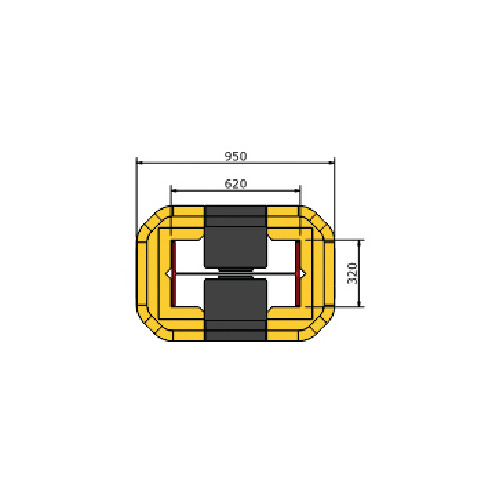 POLYWRAP COLUMN PROTECTOR - H.610 X W.305