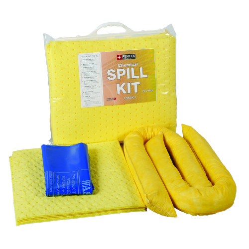 CHEMICAL SPILL KIT IN CLIP-TOP BAG (20 LITRE)