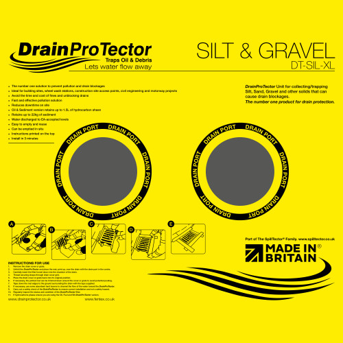 XL DRAINPROTECTOR FOR COLLECTING/TRAPPING SILT AND OTHER SOLIDS