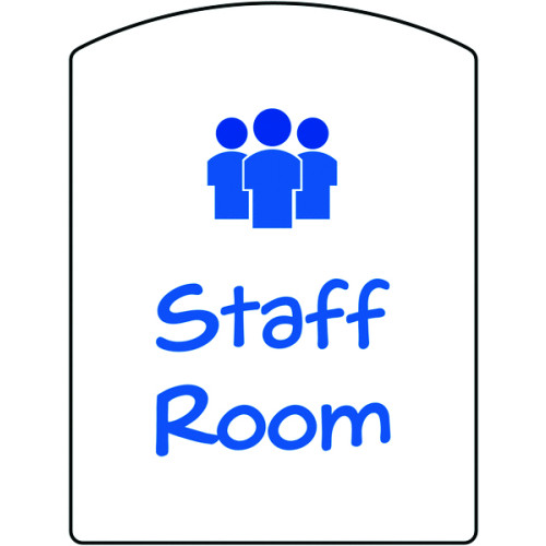 STAFF ROOM SCHOOL SIGN