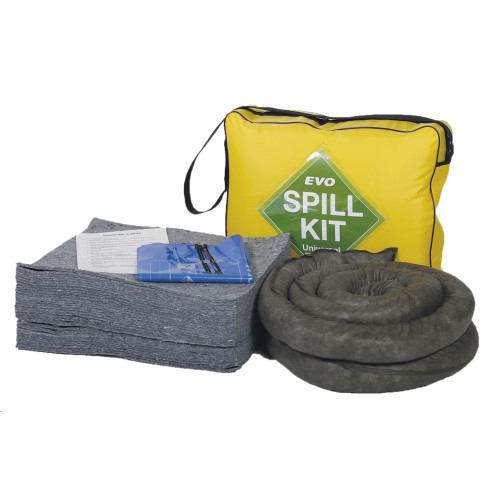 EVO RECYCLED SPILL KIT IN PVC ZIP SHOULDER BAG (50 LITRE)