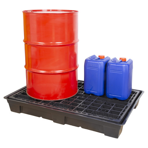 EVO RECYCLED LOW LEVEL SPILL PALLET (2 DRUM)