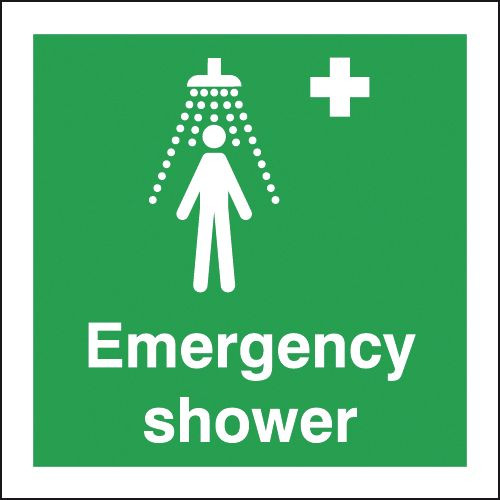 150X150MM EMERGENCY SHOWER - RIGID