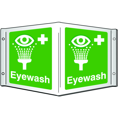 EYEWASH PROJECTING 3D SIGN