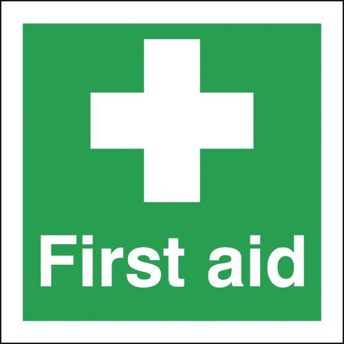 150X150MM FIRST AID - RIGID