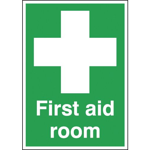 210X148MM FIRST AID ROOM - RIGID