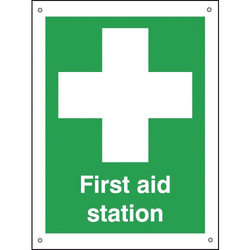 FIRST AID STATION - ALUMINUM