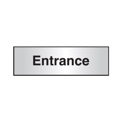 102X305MM ENTRANCE ARCHITECTURAL DOOR SIGN CENTRE ALIGNED