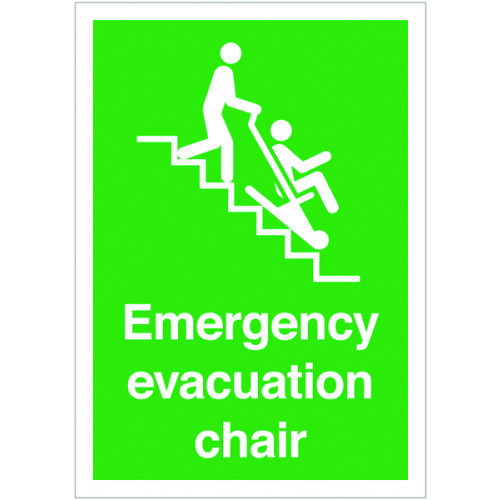 297X210MM EMERGENCY EVACUATION CHAIR - RIGID