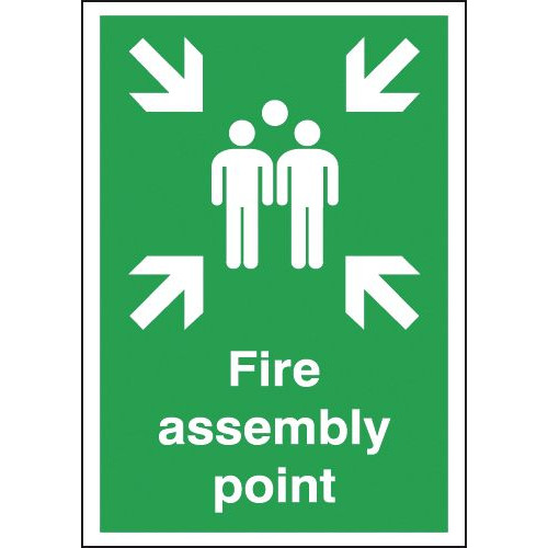297X210MM FIRE ASSEMBLY POINT - RIGID