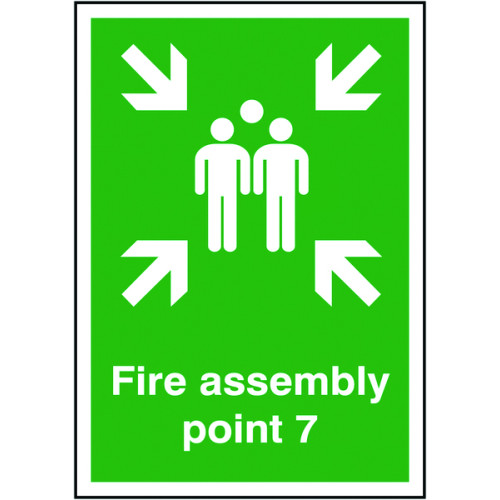 297X210MM FIRE ASSEMBLY POINT 7 - RIGID