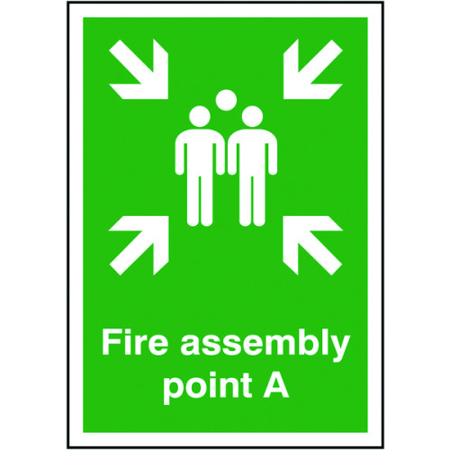 297X210MM FIRE ASSEMBLY POINT A - SELF ADHESIVE