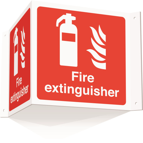 FIRE EXTINGUISHER PROJECTING 3D SIGN