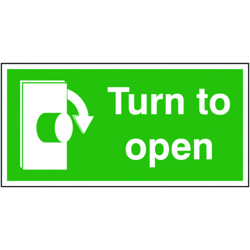 50X100MM TURN TO OPEN CLOCKWISE - RIGID