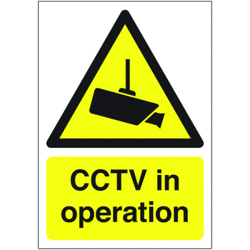 CCTV IN OPERATION - REFLECTIVE