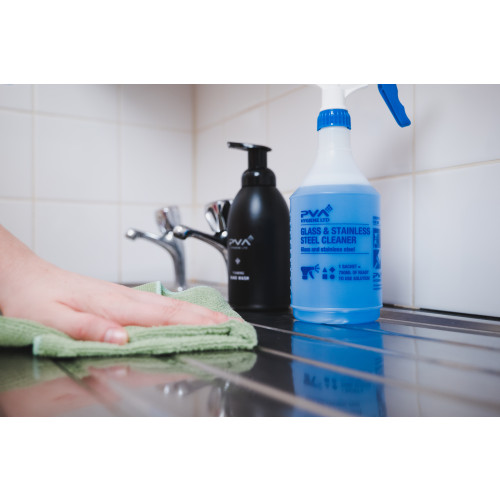 PVA GLASS & STAINLESS STEEL TRIGGER SPRAY BOTTLE