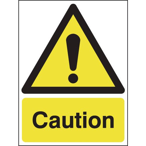 210X148MM CAUTION - RIGID