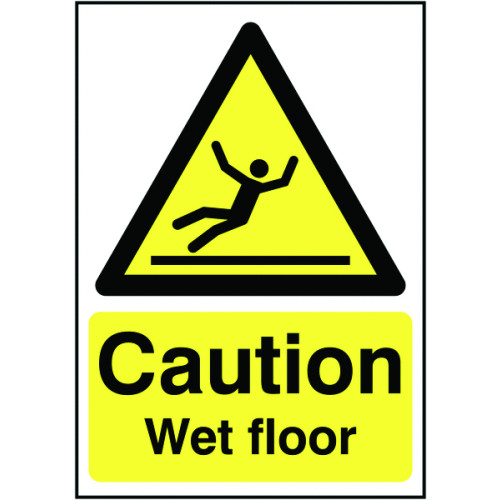420X297MM CAUTION WET FLOOR - RIGID
