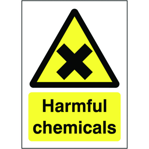 210X148MM HARMFUL CHEMICALS - RIGID