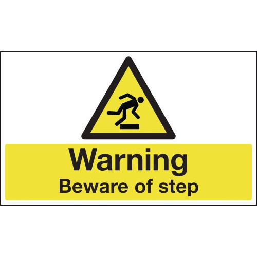 WARNING BEWARE OF STEP - ANTI-SLIP