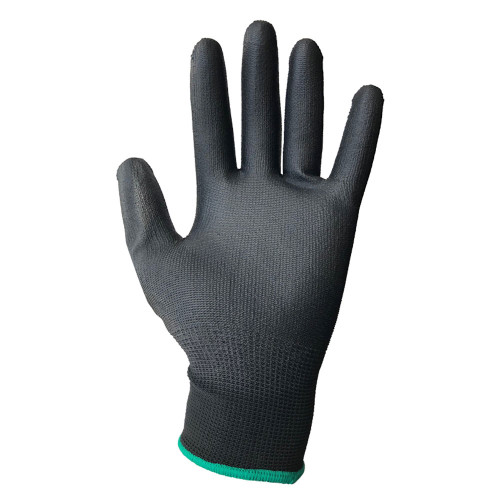 Lion Safety - PU Palm Coated Glove Black