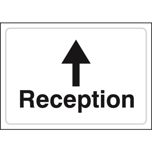 A4 RECEPTION AHEAD (LANDSCAPE) - RIGID