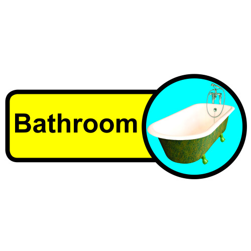 210X480MM BATHROOM DEMENTIA SIGN