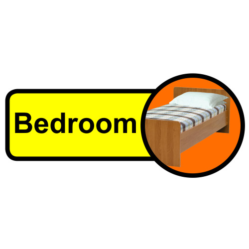 210X480MM BEDROOM DEMENTIA SIGN