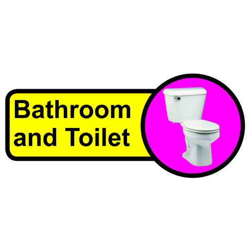 210X480MM BATHROOM & TOILET DEMENTIA SIGN