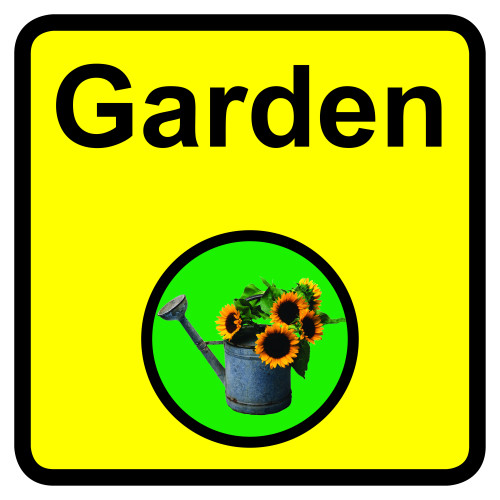 300X300MM GARDEN DEMENTIA SIGN