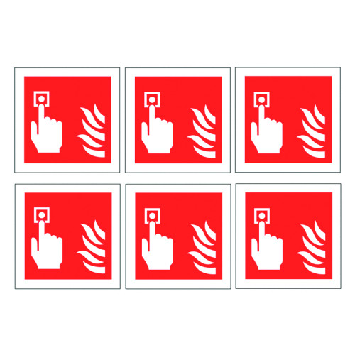 FIRE ALARM CALL POINT SYMBOLS - LABELS (PK/30)