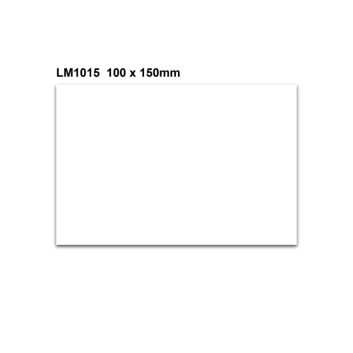 MAGNETIC EASY WIPE LOCATION MARKERS - WHITE - H.100 X W.150MM - PACK OF 100