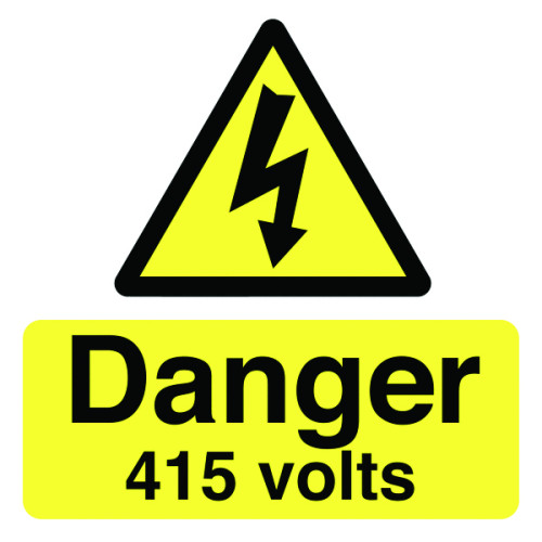 DANGER 415 VOLTS - LABELS (PK/10)